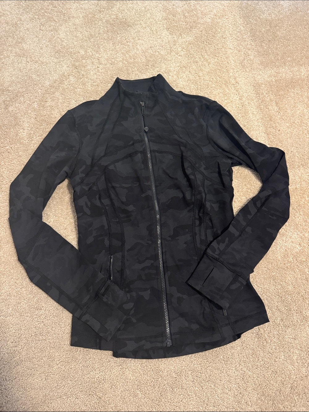 Lululemon Black Camo Define Jacket